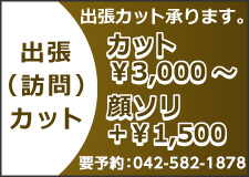 出張（訪問）カット